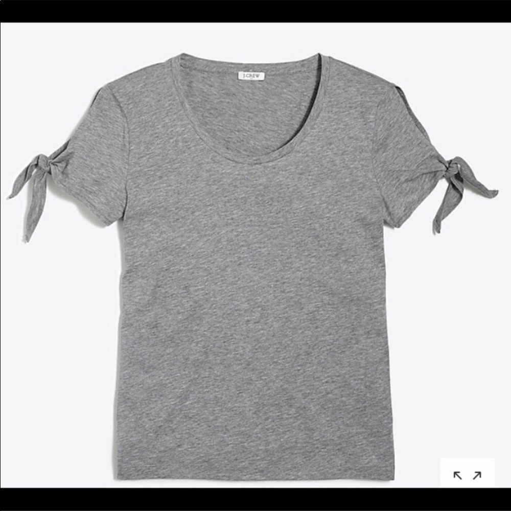 J Crew Tie T-Shirt